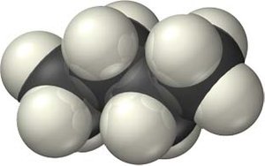 Propane structural formula