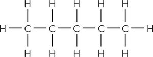 Propane space-filling model