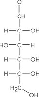 Glucose structural formula