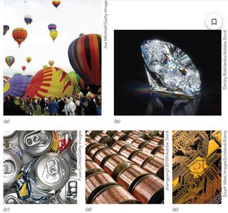 Examples of elements used in daily life: helium, carbon, aluminum, gold, copper
