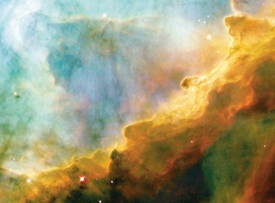 Hubble Space Telescope image of a nebula, illustrating the presence of chemical elements in the universe