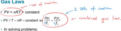 Combined gas law