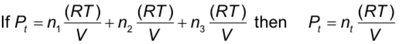 Partial pressure formula