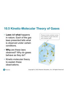 Kinetic-molecular theory illustration