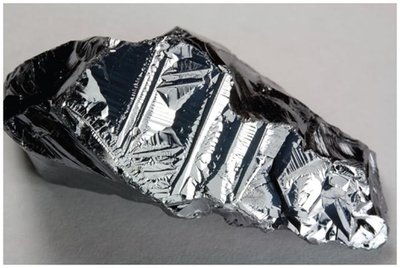 Elemental silicon, a metalloid