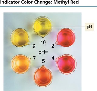 Indicator Color Change Table