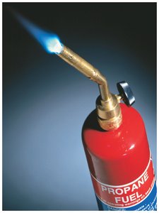 Propane torch combustion