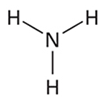 Ammonia structural formula