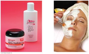 Alpha hydroxy acid skin care products