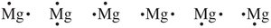 Lewis symbols for magnesium