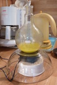 Laboratory setup for reaction rate measurement
