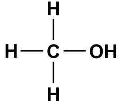Structure of methanol