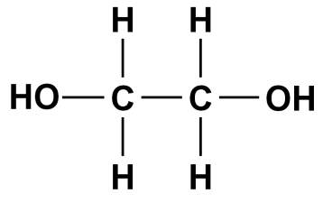 Structure of 1,2-ethylene glycol