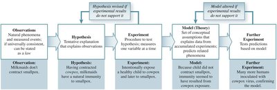 Flowchart of the scientific method