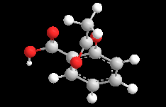 Molecular models including aspirin