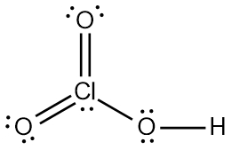 HClO3 Lewis structure
