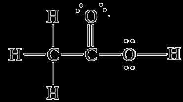 Structure of acetic acid