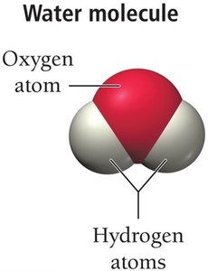 Water molecule diagram