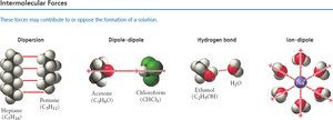 Types of intermolecular forces