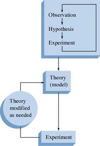 Flowchart of the scientific method