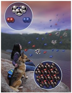 Atoms in the sea and mountains