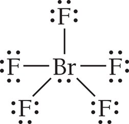 Square pyramidal geometry