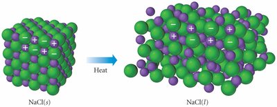 Melting of NaCl