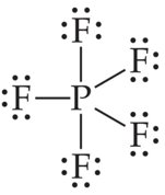 Lewis structure of PF5
