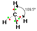 Tetrahedral geometry of methane