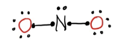 Resonance structure with highlighted bonds