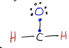 Lewis structure for CH2O, step 2