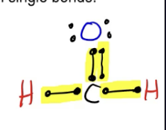 Lewis structure for CH2O, step 3
