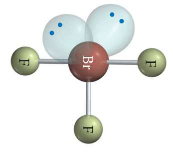 BrF3 T-shaped geometry