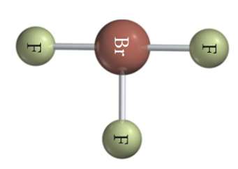 BrF3 T-shaped geometry