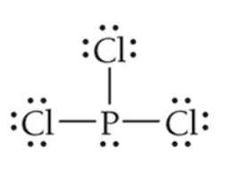PCl3 Lewis structure and geometry