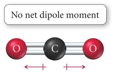 Net dipole moment in H2O