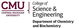 Central Michigan University College of Science and Engineering Department of Chemistry and Biochemistry logo