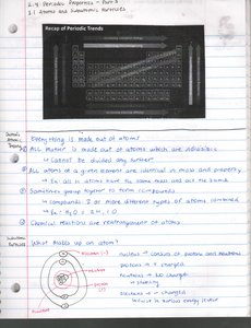 Periodic table and trends
