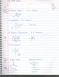 VSEPR shapes diagram