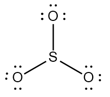 Lewis structure of SO3