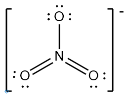 Lewis structure of NO3-