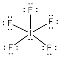 Lewis structure of IF4-