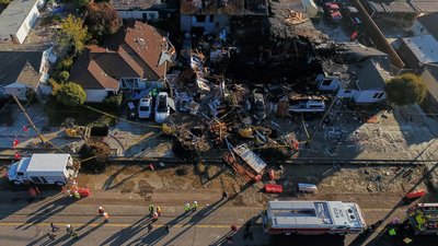 Explosion aftermath