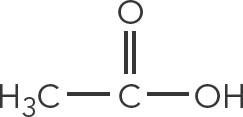 Acetic acid structure
