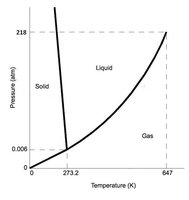 Phase diagram with triple and critical points