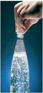 Gas solubility in water under pressure