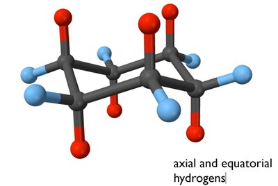 Cyclohexane chair conformation