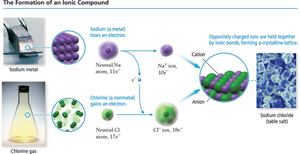 Formation of an ionic compound