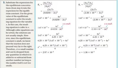 Checking x is small approximation