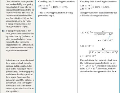 Checking x is small approximation